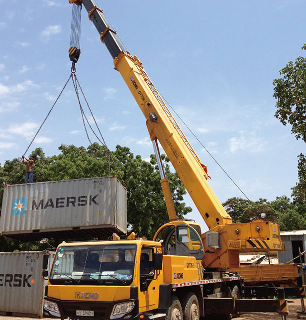 XCMG Cranes at the Apapa port ...